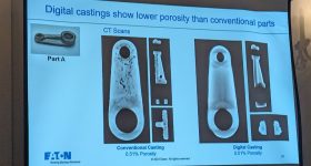 Digital versus conventional casting. Photo by Michael Petch.