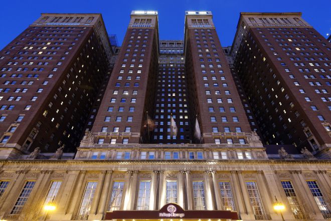 Hilton Chicago will host AMUG 2024. Photo via Hilton Chicago.