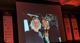 Jason Lopes and Kid Cudi. Photo by Michael Petch