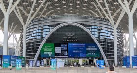 Shenzhen World Exhibition and Convention Center. Photo by Michael Petch.